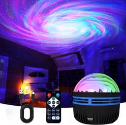 Galaxy Projector,Black Hole Projector with Remote Control for Adults Bedroom Decoration, Party, Nebula Lamp Night Light for Kid Gifts